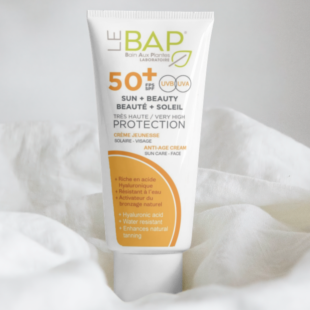 Crème et protection solaire Sun Beauty SPF50+ (50 ml)